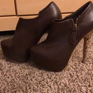 Platform booties
